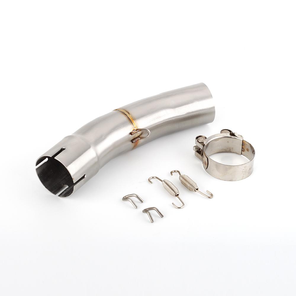 For    Triumph 675 2013-2017   For Ducati Hypermotard      Motorcycle Exhaust Header Link Pipe Slip-on