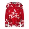 Men's Short Sleeve V Neck Christmas Print Chest Pocket Carer Top