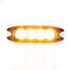 Lampa Ostrzegawcza Led 12W Stroboskopowaz, Homologacja Ece R65 - 15 Trybów Pomarańczowa