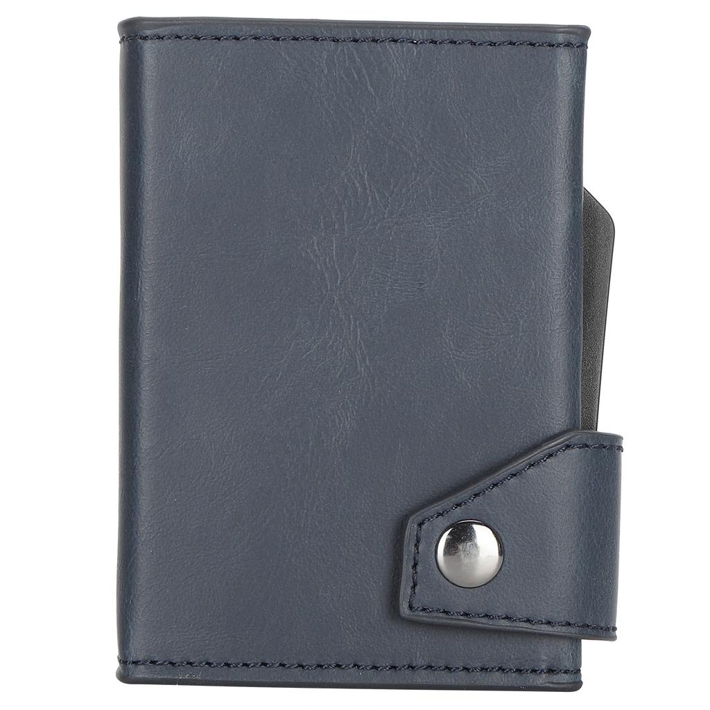 Business Card Holder AntiTheft Credit Card Case Wallet with Zipper Gift for Men Women