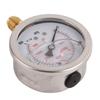 Easy Pressure Gauge Kit, Soft Hose with Pressure Gauge, Compact and Lightweight, 0-400 BAR/6000