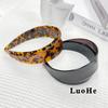 Elegantes Retro Schildpatt Breites Stirnband - Vielseitiges Acetat Modeaccessoire für Damen