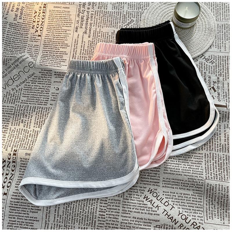 Sport Shorts Frauen Sommer Damen Außerhalb Tragen Weiß Hause Casual Hohe Taille Lose