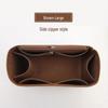 Custom Felt Cosmetic Bag Storage Organizer with Divider