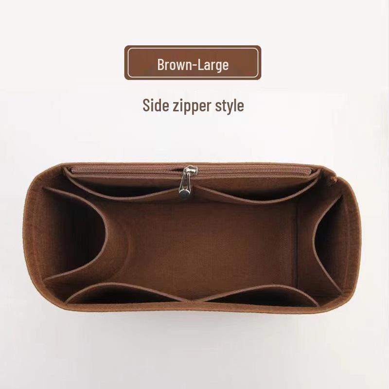 Custom Felt Cosmetic Bag Storage Organizer with Divider