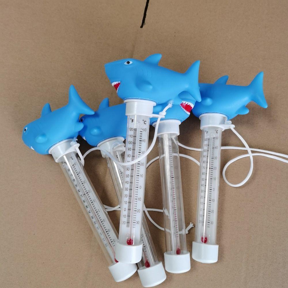 PVC Pool Water Temperature Meter Floating Waterproof Swimming Pool Thermometer Cartoon Animals Accurate Thermometer Swimming