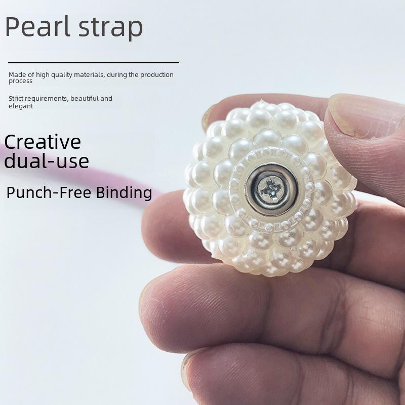 Dicke Seilperle Vorhang Magnetschnalle