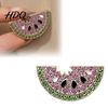 Women Alloy Badge 1/2Pcs Rhinestone Watermelon Slice Brooch Sparkling Fruit Lapel Pin Sweater Summer Pin Cardigan Coat Suits Accessories,
