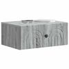 Wall Mounted Nightstand Grey Sonoma 49 x 34.5 x 20 cm