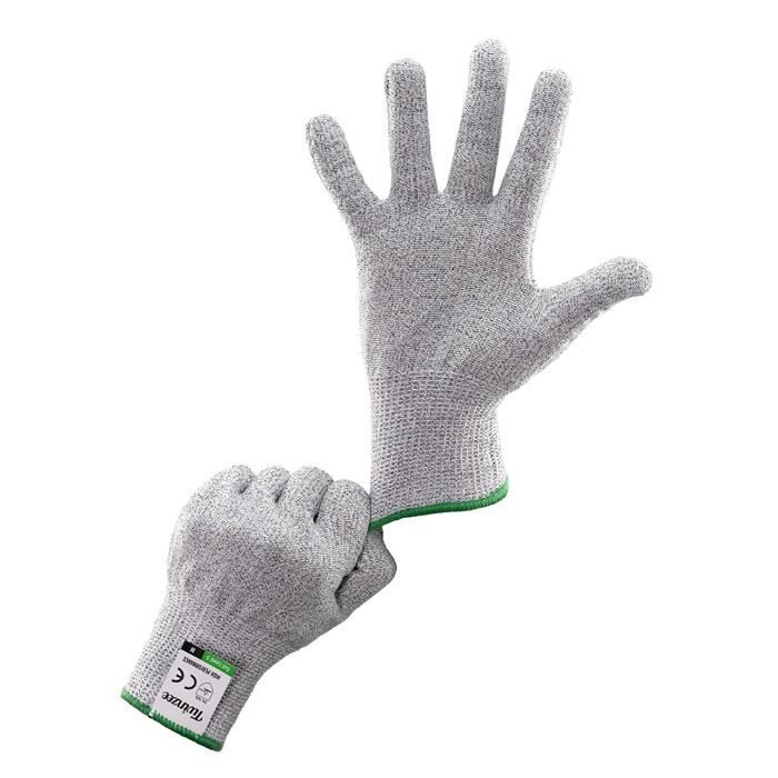 

Paire de Gants Anti Coupures, Taille M - Gant Cuisine avec Protection de Niveau 5, Norme EN 388 - Meilleure Protection contr[464]