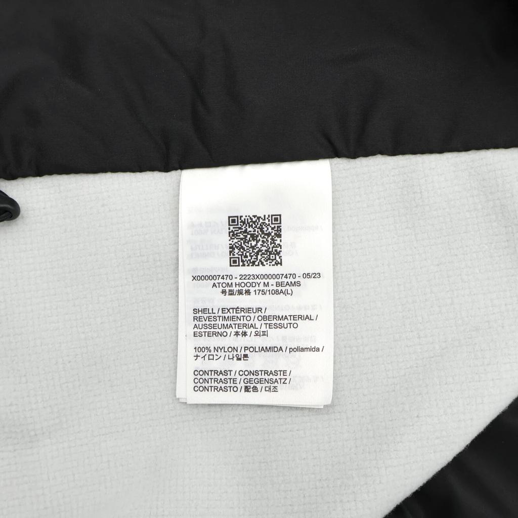 X000007470 ARC'TERYX BEAMS Wabi-Sabi Atom Hoody Men's Tranquil