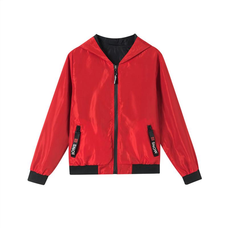 Danmo Double Layer Women Windbreaker Spring Autumn Short Coat Fashion Plus Size Hooded Ladies Jacket