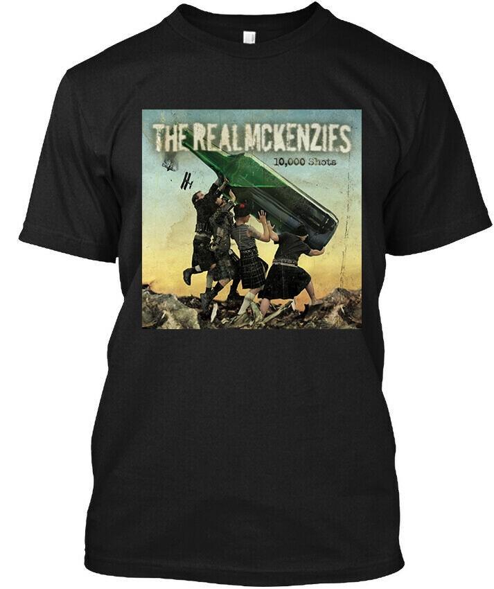 NEW The Real McKenzies 10,000 Shots Canadian Graphic Classic Logo T-SHIRT Unisex T-Shirt XXXXL