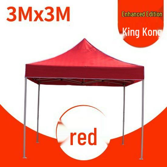 Large Telescopic Outdoor Advertising Tent: Folding Rainproof Canopy and Sunshade with Four-Legged Design