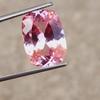 13.30 Ct Natural Certified Bi Color Tourmaline Cushion Cut Loose Gemstone