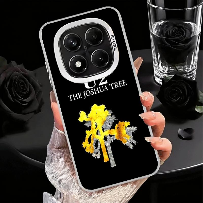 

U-U2 Rock Band Shockproof Phone Case for Xiaomi Redmi Note 15 14 13 12 Pro Plus 11 11S 11T 5G Cover Anti Fall Fundas Redmi Note 12 5G