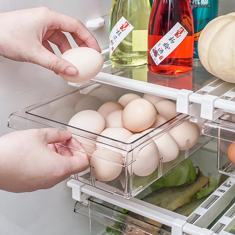 Drawer-Style Fridge Egg Storage & Fresh-Keeping Organizer