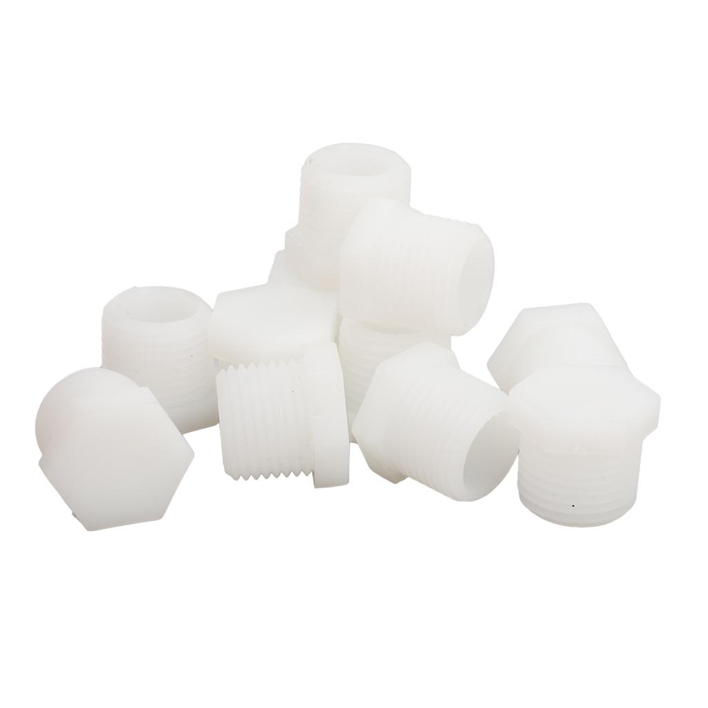 12PCS RV Water Heater Drain Plug Kit 1 2 Inch Camper White Plastic Drain Plug for Atwood Water Heaters