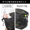 HAKUBA LUXXe Field Shoulder Bag 18L Black Camo Camera Shoulder Bag with Material and YKK Zippers Roll-Top (AMZSLX-FRSB18BC) - High-Performance X-Pac -