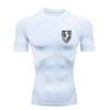 Camiseta Deportiva para Hombre con Estampado de Calaveras Entrenamiento Fitness Compresión Camiseta de Entrenamiento Camisetas Atléticas Camisetas de Gimnasio Running