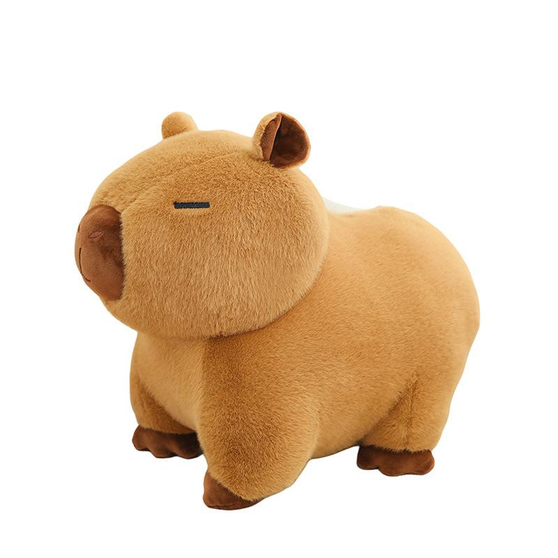 Neues Produkt Bahnhof Capybara Plüschtier Puppe Capybara Puppe Kissen Puppe süße Bahnhofsversion Kinderspielzeug
