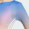 adidas Pulover Rotund Original Confortabil Casual cu Mânecă Lungă Rochie Rochii Femei Multicolor Albastru JF8267