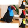 Jungle Toucan Plush Toy With Short Pile Fabric For Kids Collectible Gift