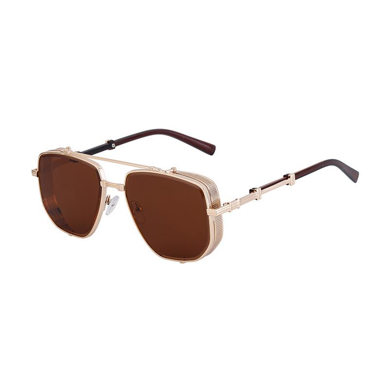 JYL TS Men s Retro Square - Punk-Style Fashion Sunglasses ZS-98253 c-4818 томатный