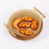 50 Pcs Round Bowl Shape Air  Fryer  Oil-absorbing  Paper Non-stick Oil-proof Water-proof Disposable