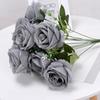 Head Artificial Ten Rose Flowers For Weddings Home Decor And Decoration Hotel