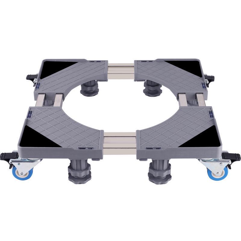 Adjustable Washing Machine Base with Drum and Wave Wheel Bracket