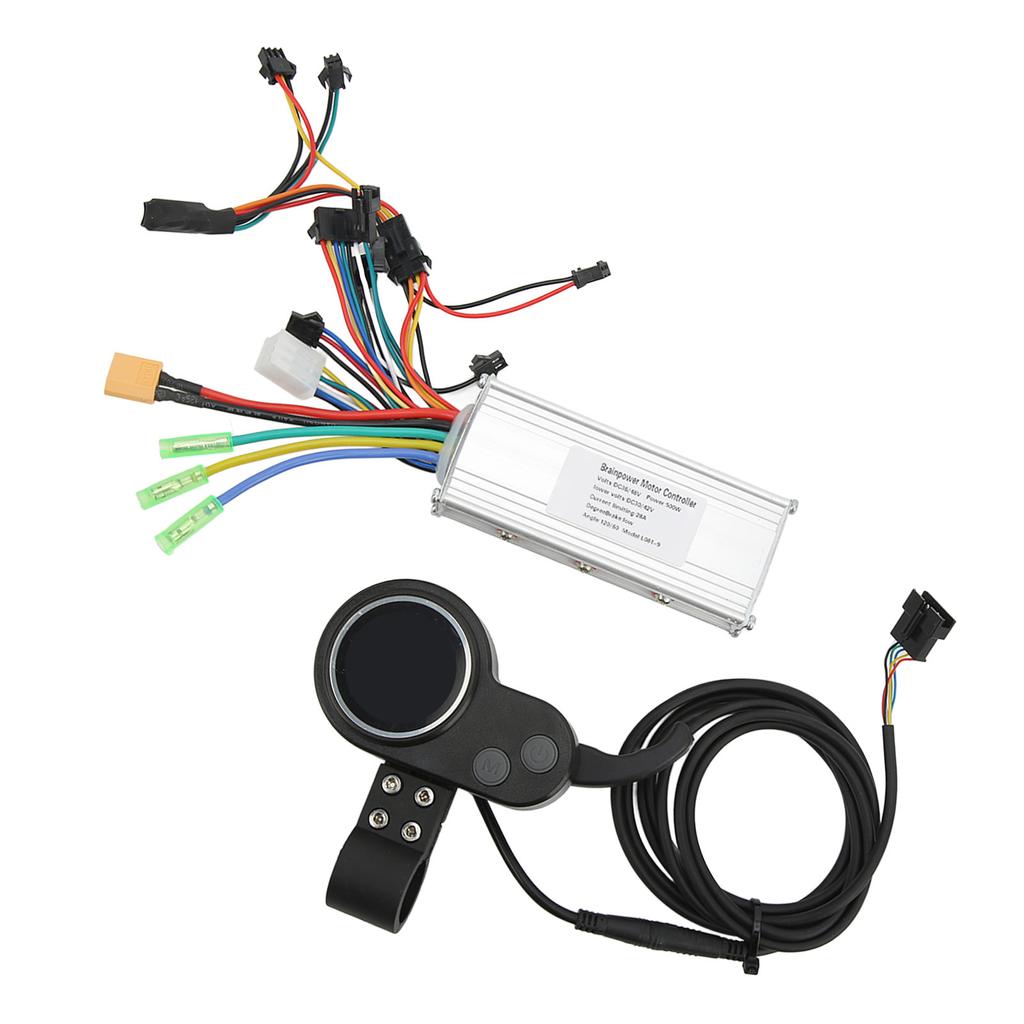 Electric Bicycle Brushless Controller Kit with LCD Display Bike Scooter Motor Parts Accessories 36 48V 500W