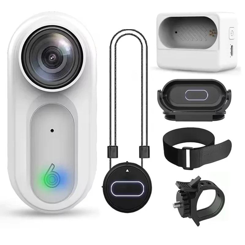 

Upgraded Waterproof Big Battery 1080P 64GB 128GB Small Hot Selling WiFi Video Portable Thumb Pocket Action Sports Mini Camera with 64G Card білий