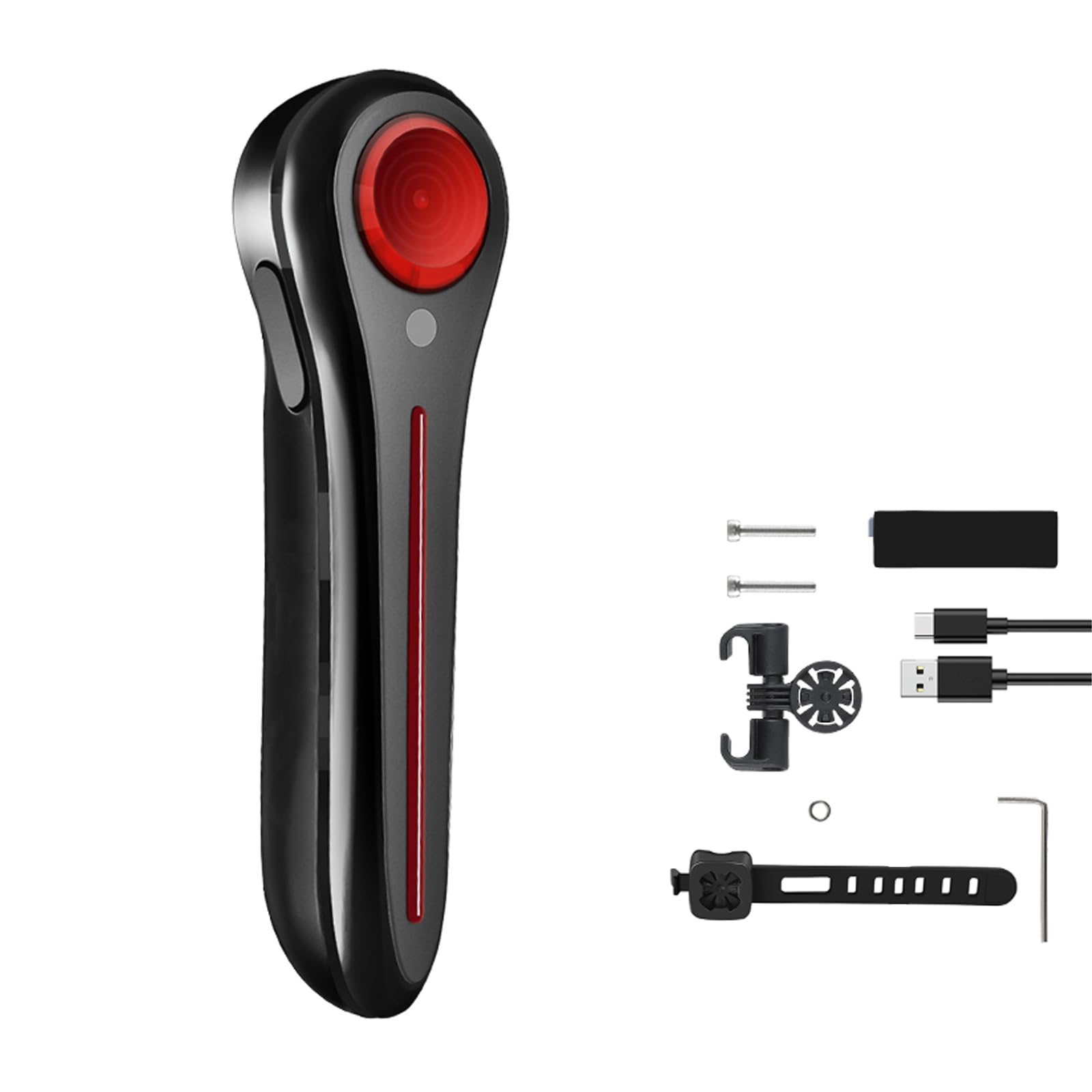 

CatEye Bicycle Tail Rear Automatic Road Bike Brake Light with IPX6 6 Light 400mAh High Easy 38 Hours of Perfect for Commuting and School Light, Light, чёрный