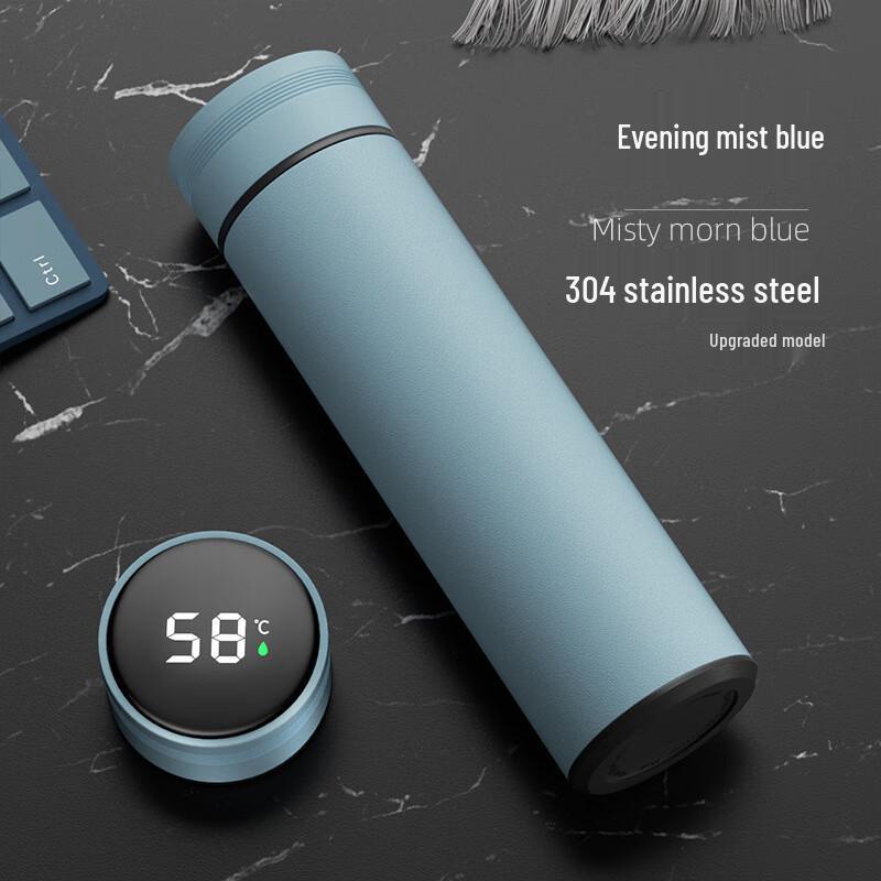 Diller Smart Stainless Steel Thermos with Temperature Display