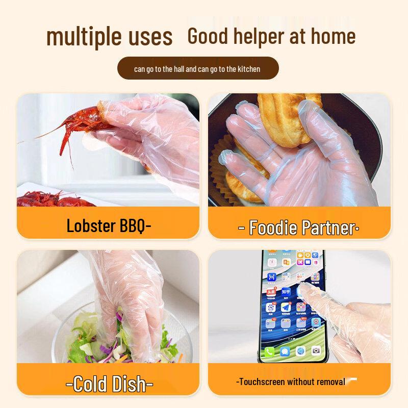 ZISIZ Disposable Food Grade TPE Gloves