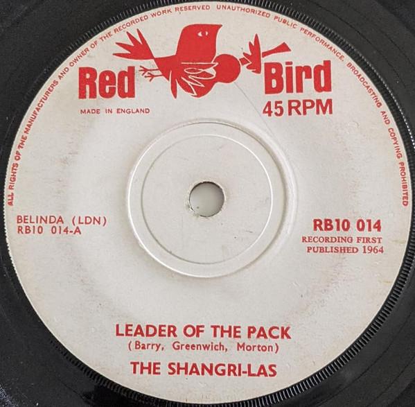 

7inch Record SHANGRILAS Leader Of The Pack RB10014 Red Bird 1964 UK Pop Used