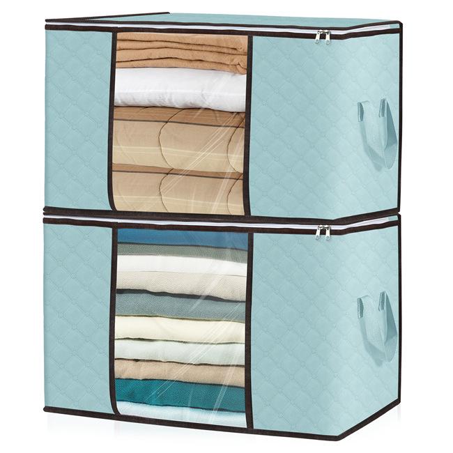 Thickened Cotton Quilt Bag: Durable, Dustproof, Large Capacity, Non-Woven Storage for Clothes