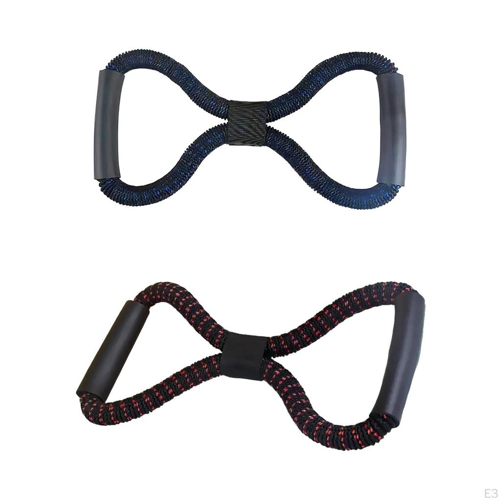 8 Shape Resistance Band Arm Exerciser Foot Leg Hand Stretcher for Men Women Fitness Pull Rope