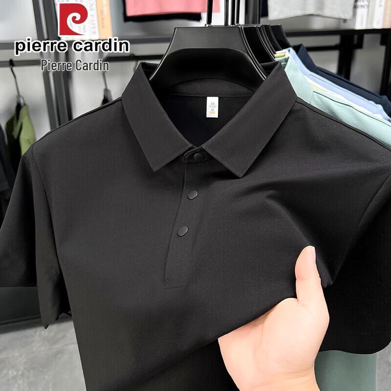 Pierre Cardin Men s Mercerized Cotton Ice-Feel Short Sleeve Polo Shirt 4XL