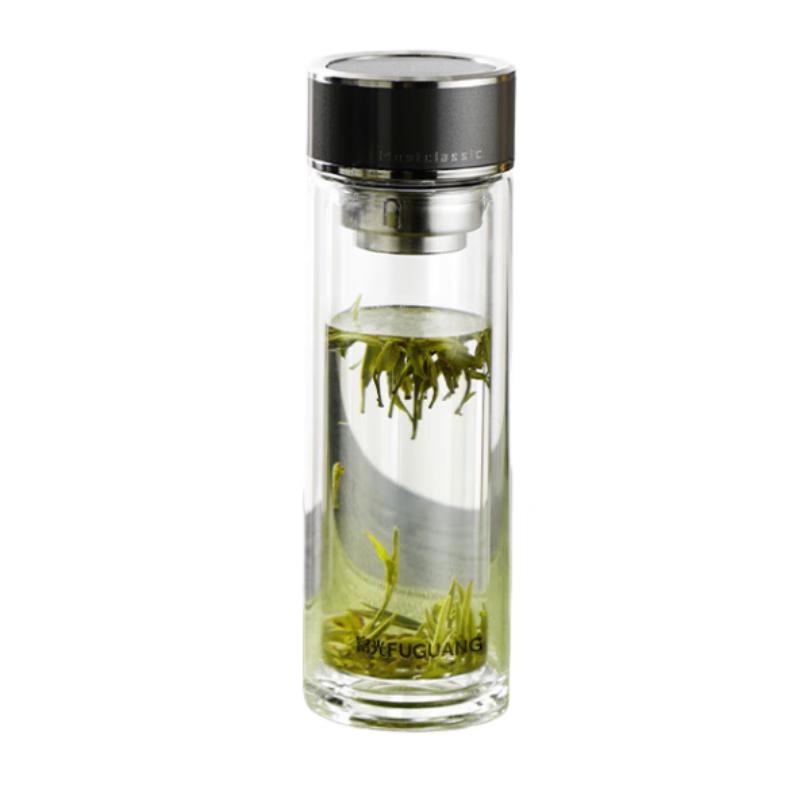 

FUGUANG Mingcheng 330ml Double-Layer High Borosilicate Glass Cup