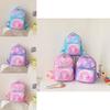 Adorable Cartoon Princess Nylon Backpack For Kids With Colorful Designs And Comforting Padding