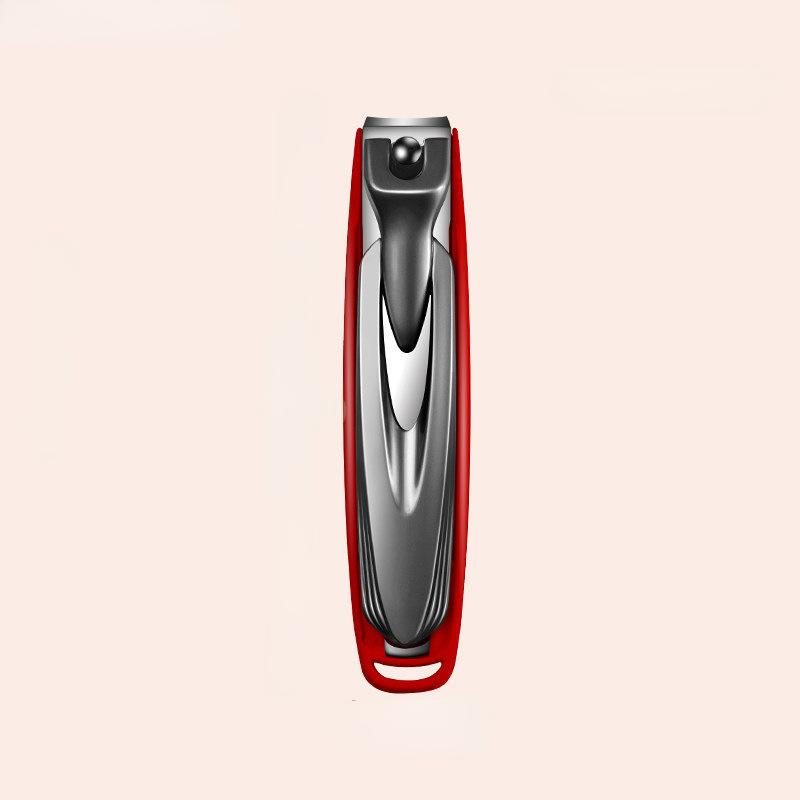 Slanted Nails Trimmer Ergonomic Stainless Steel Nail Clippers Precise Trimming Manicure Tool with Anti-splash for Colorful