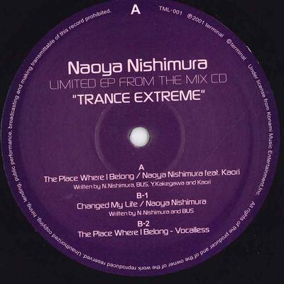 12inch Record NAOYA NISHIMURA - Limited Ep From The Mix Cdtrans Ext TML001 TERMINAL Dance & Electronica Used