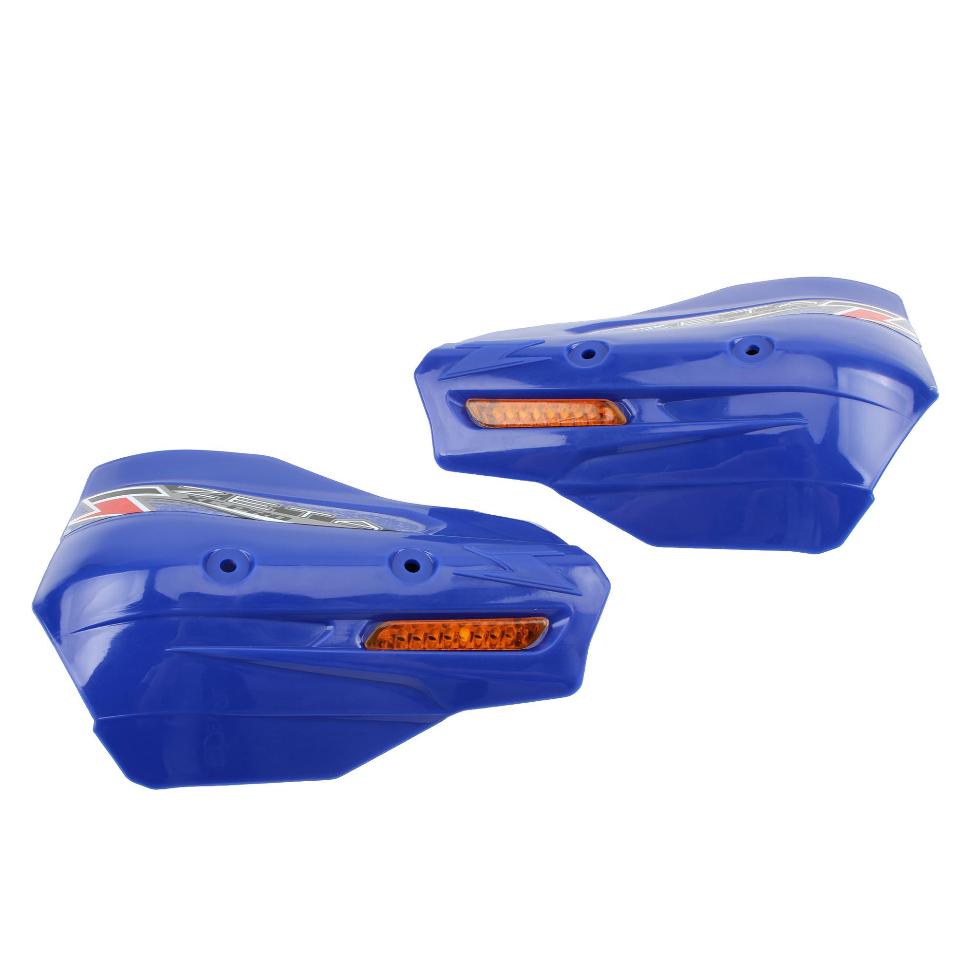 Motorcycle Handguard With Turn Signal Handlebar Protector for ZETA XC-PRO KTM Honda Suzuki Universal Motocross Dirt Bike Enduro синий