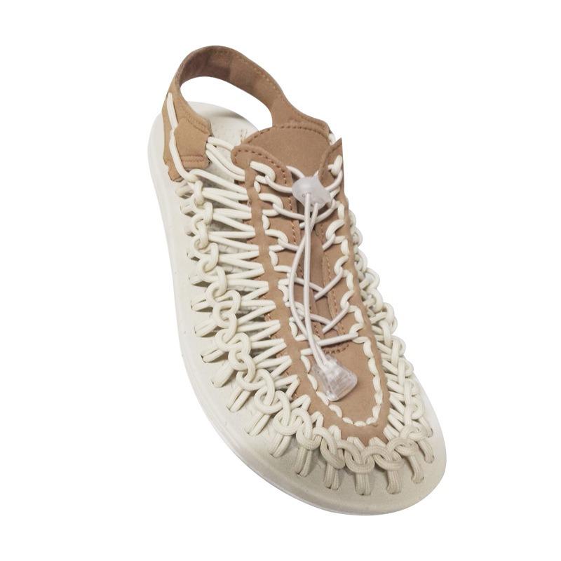 Large Breathable Sandals for Women, Casual Woven Sandals, Beach Women's Shoes, Couple's Shoes