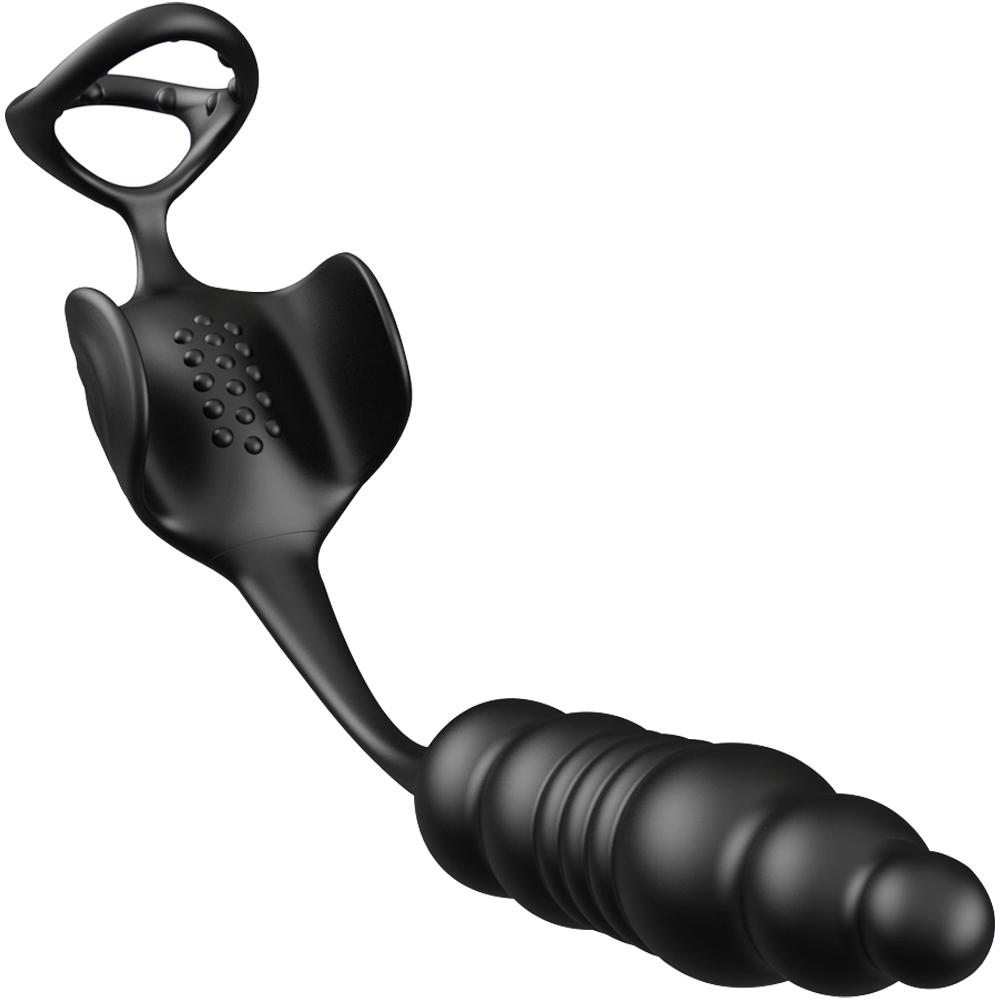 Vibrating Cock Rings With Anal Vibrator Dildo Prostate 9 Thrusting & Vibrating Modes P Spot Stimulation Sex Toy for Couples