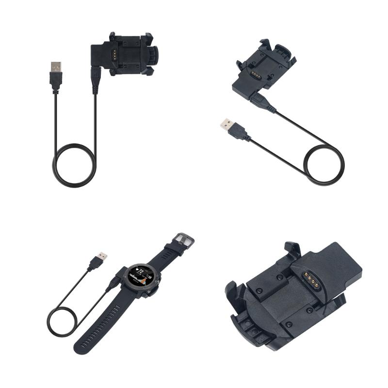1m USB 4pinový nabíjecí klip USB nabíjecí kabel pro rychlé nabíjení pro Fenix ​​3 / HR Quatix 3 chytré hodinky