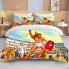10 Sizes Cartoon Roman Gladiator Bedding Set Colorful Home Textile Duvet Covers Pillowcases Bedclothes Boys Gift Bedding Set
