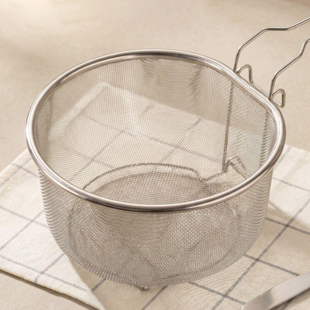 Long Handle Deep Frying Filter Heat-resistant Hot Pot Strainer Durable Noodle Drainer Pasta